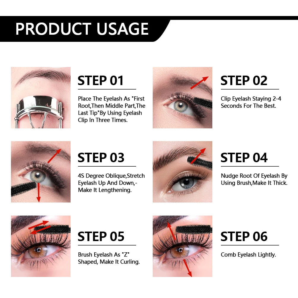 Black Mascara Waterproof Eyelashes