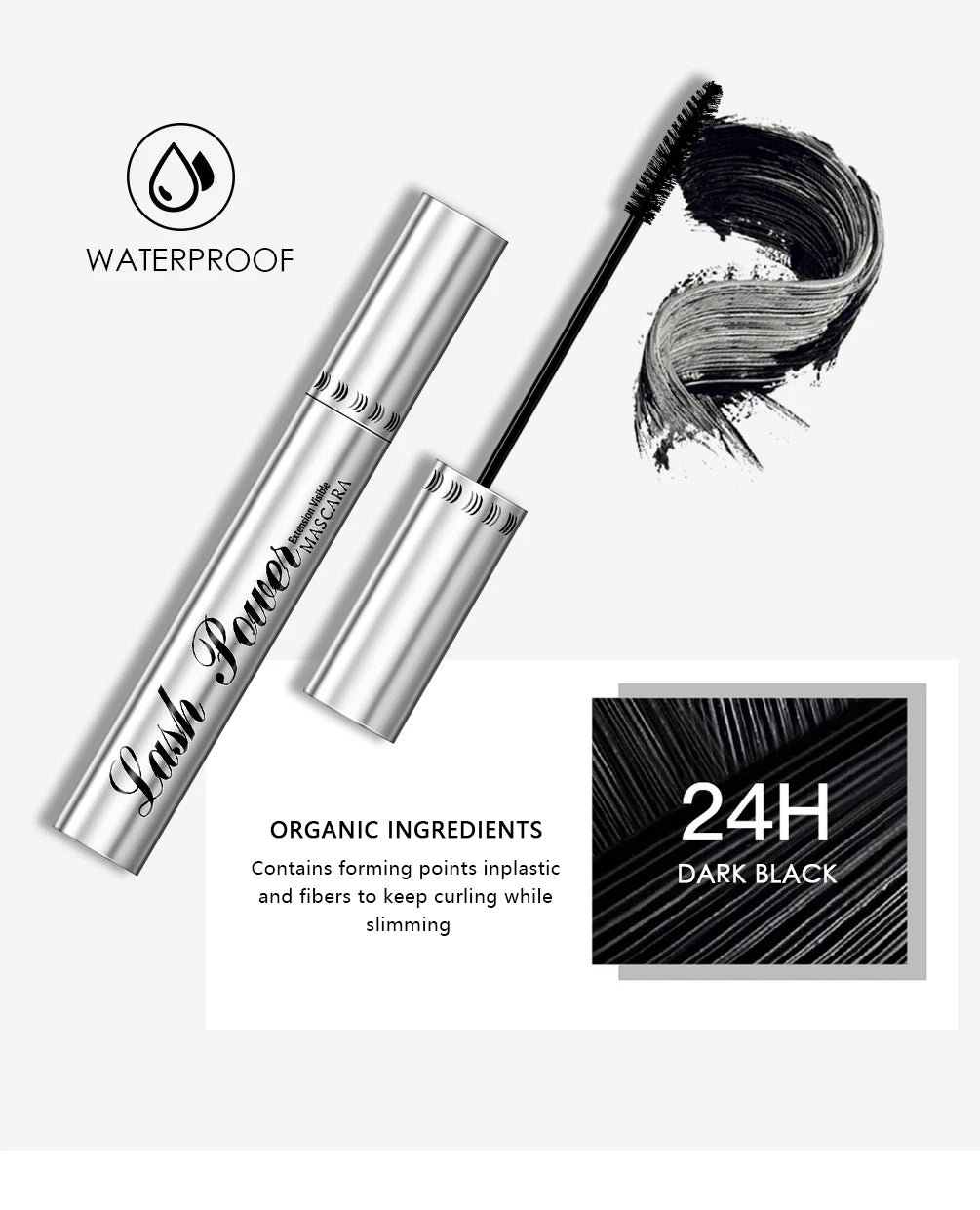 Black Mascara Waterproof Eyelashes