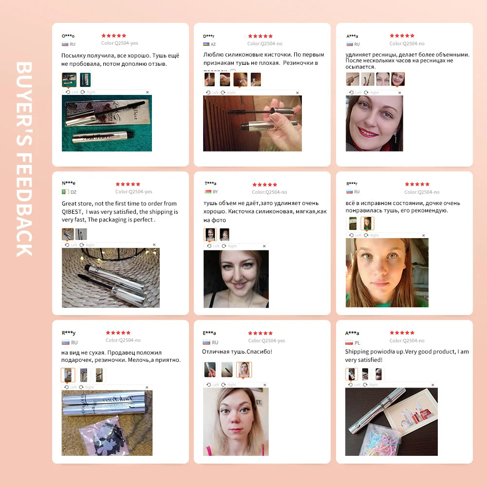 Black Mascara Waterproof Eyelashes