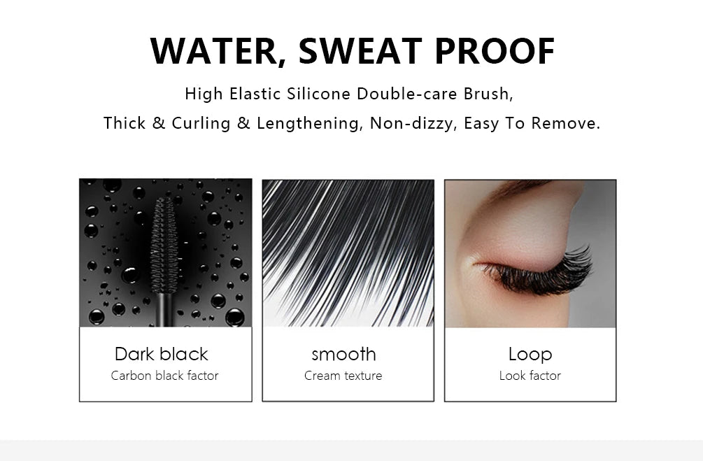 Black Mascara Waterproof Eyelashes