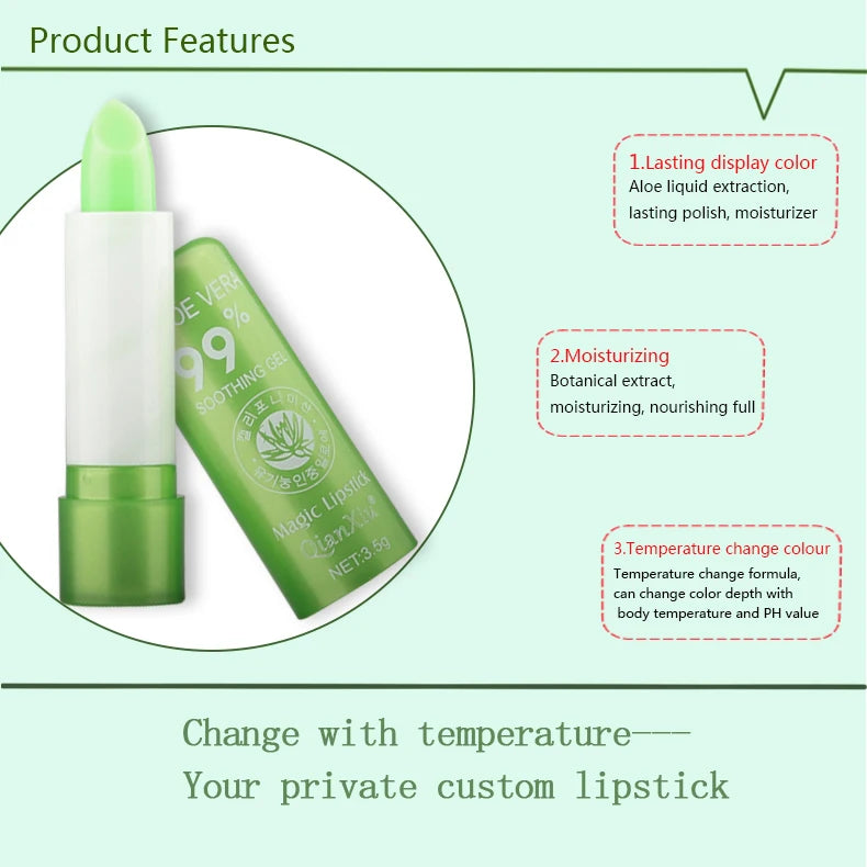 Natural ALOE VERA Jelly Lipstick