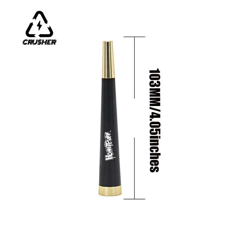 CRUSHER Metal Cone Herb Smoking Pipe