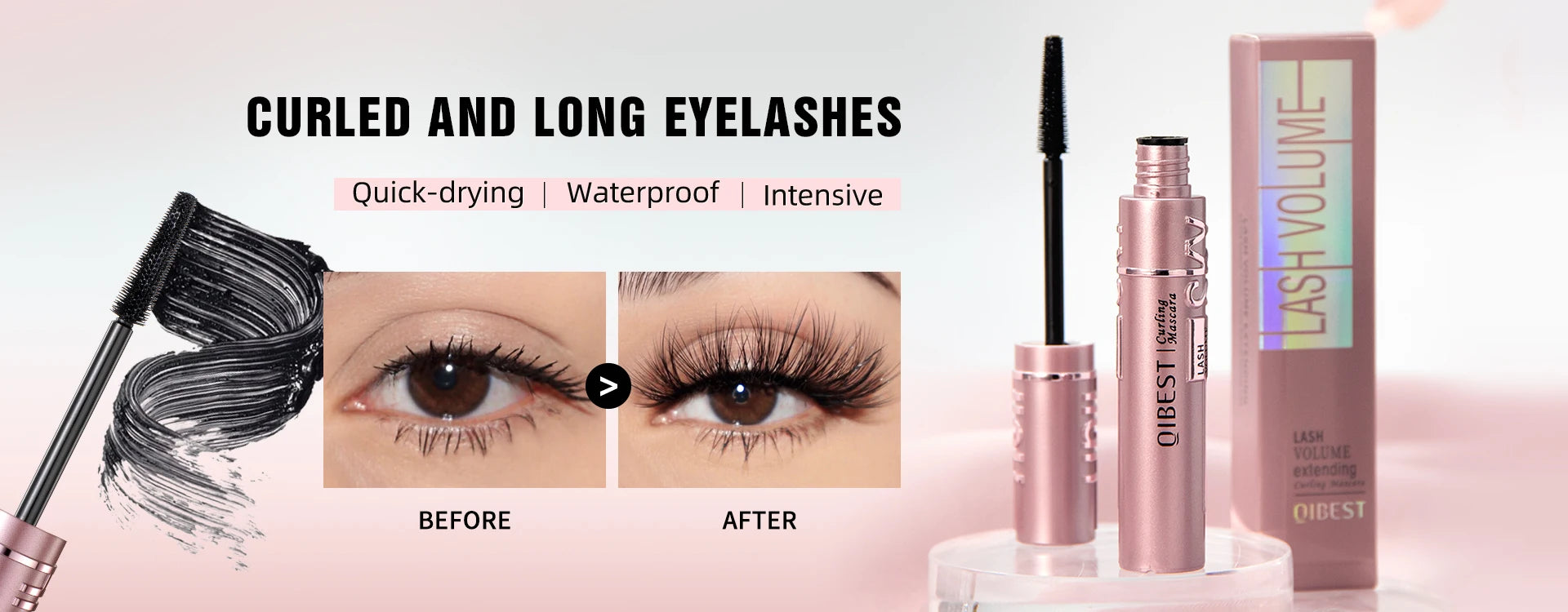 Black Mascara Waterproof Eyelashes