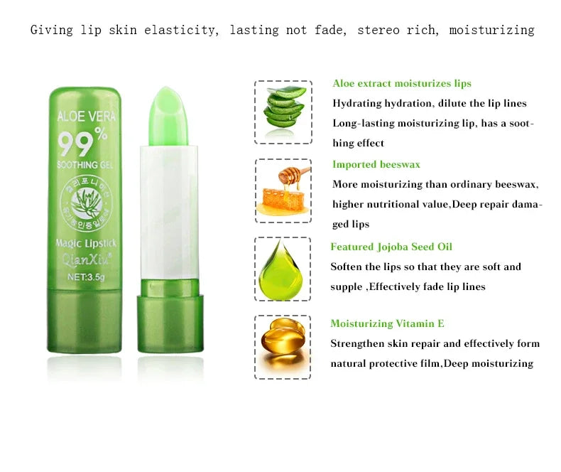 Natural ALOE VERA Jelly Lipstick