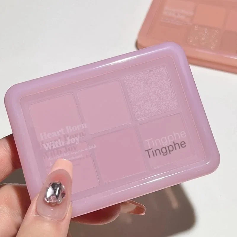 Pink Clear Glitter Eyeshadow Palette