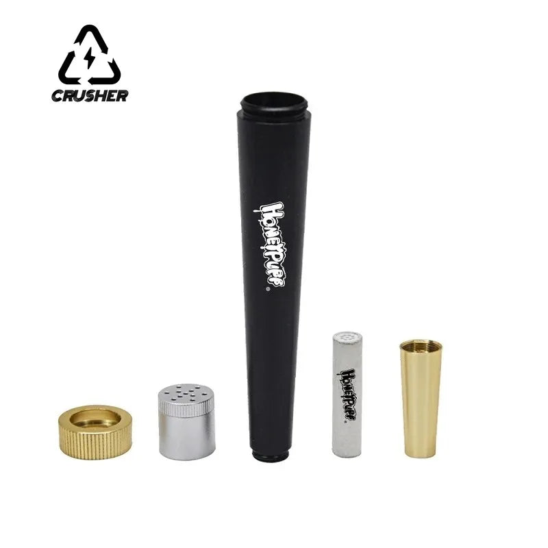 CRUSHER Metal Cone Herb Smoking Pipe