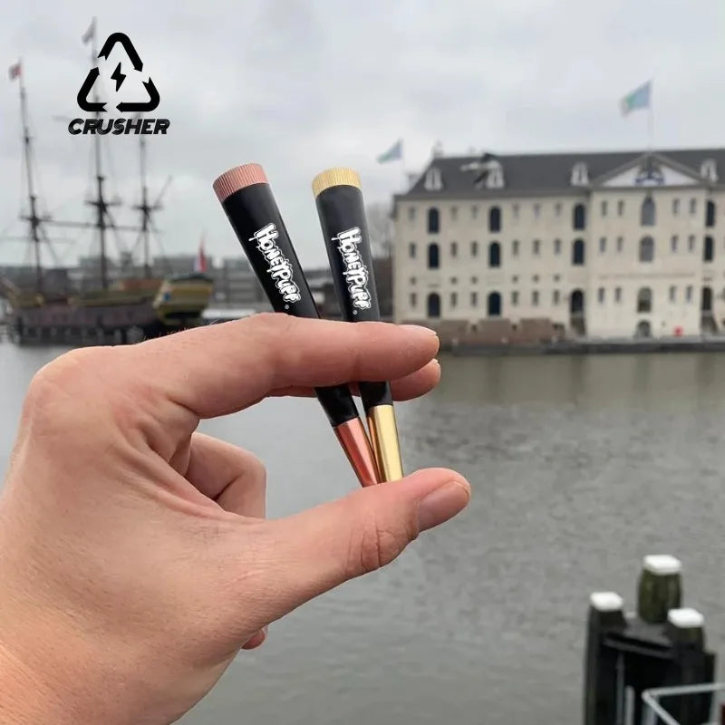 CRUSHER Metal Cone Herb Smoking Pipe