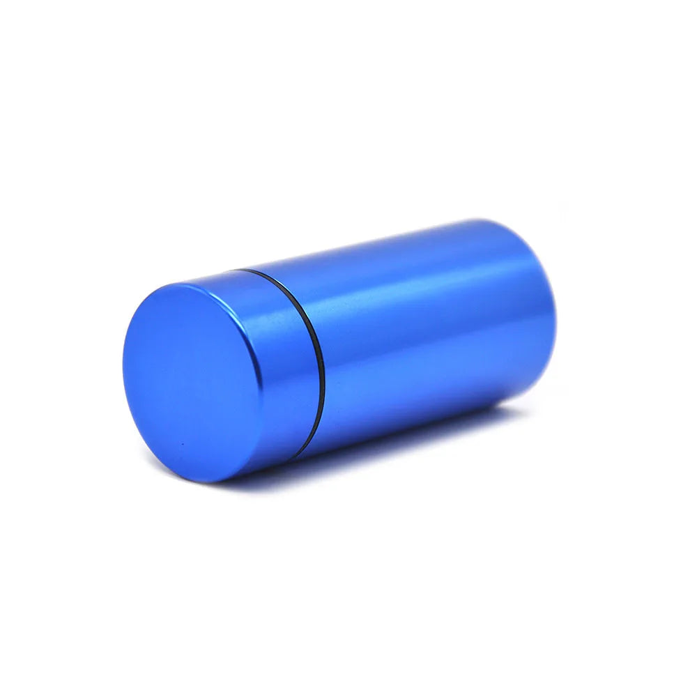 Portable Metal Stash Jar for Herb Tobacco Airtight Smell Proof Waterproof Storage Container Stash Box Smoke Accessories