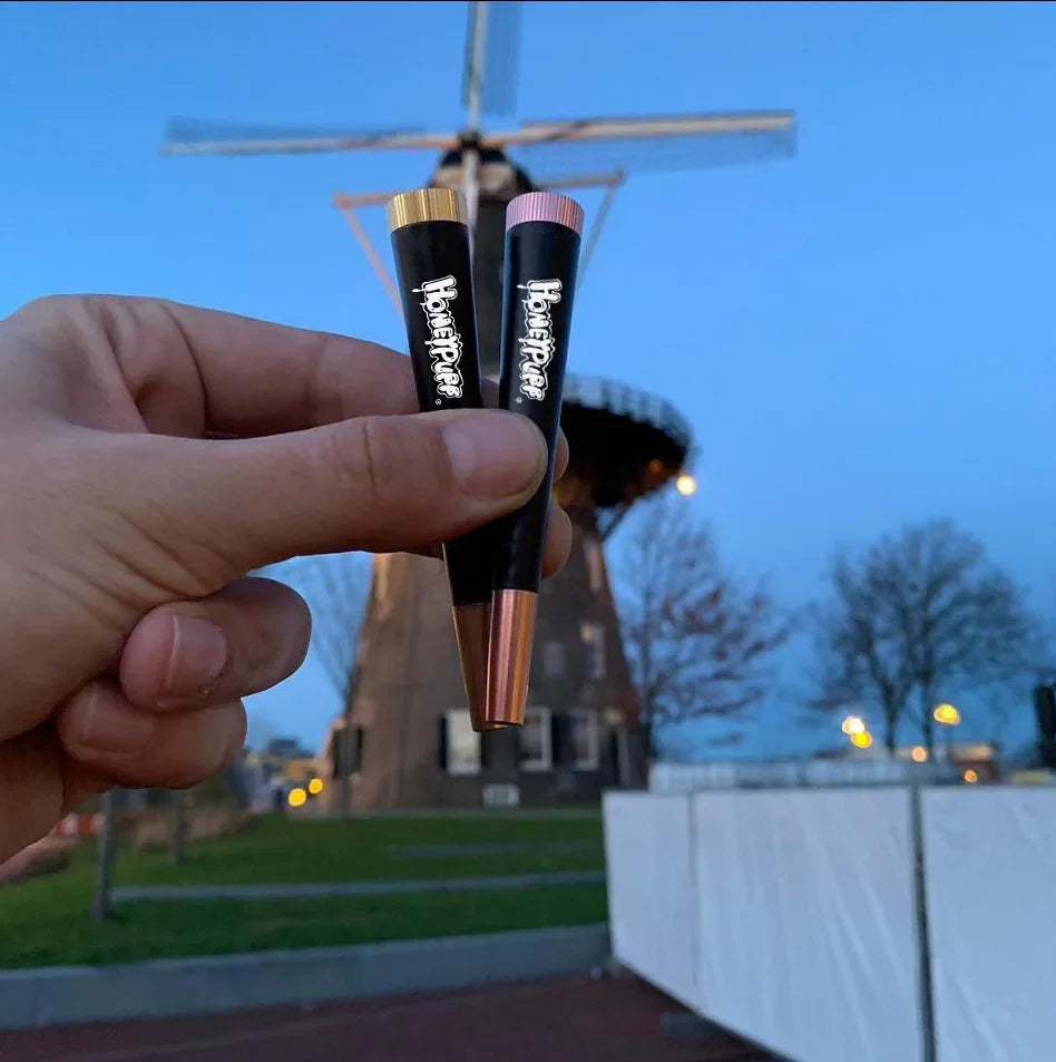 CRUSHER Metal Cone Herb Smoking Pipe